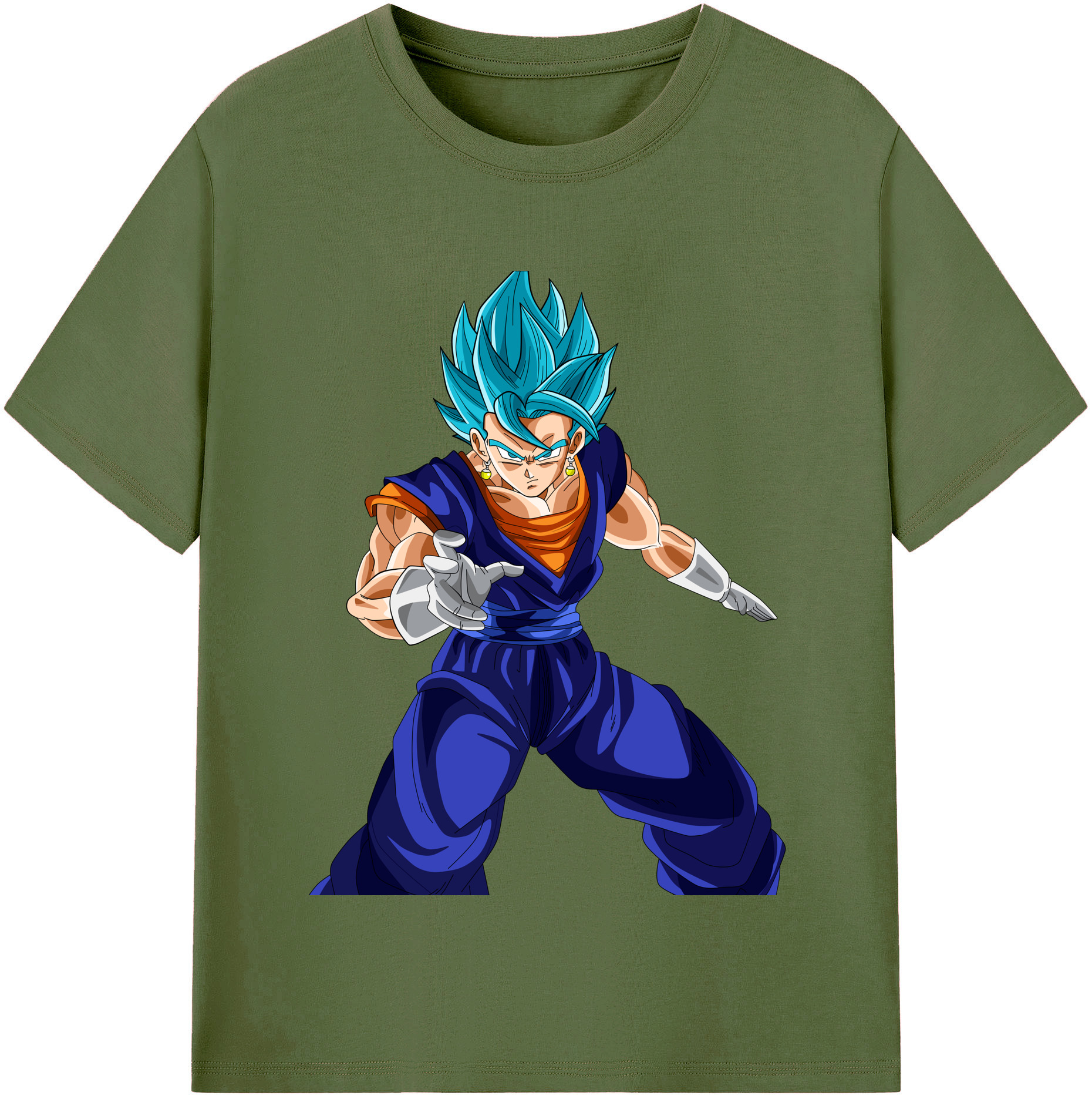 （画像用） ドラゴンボール ベジット DRAGON BALL Vegetto 綿100％半袖Tシャツ（フロントプリント）